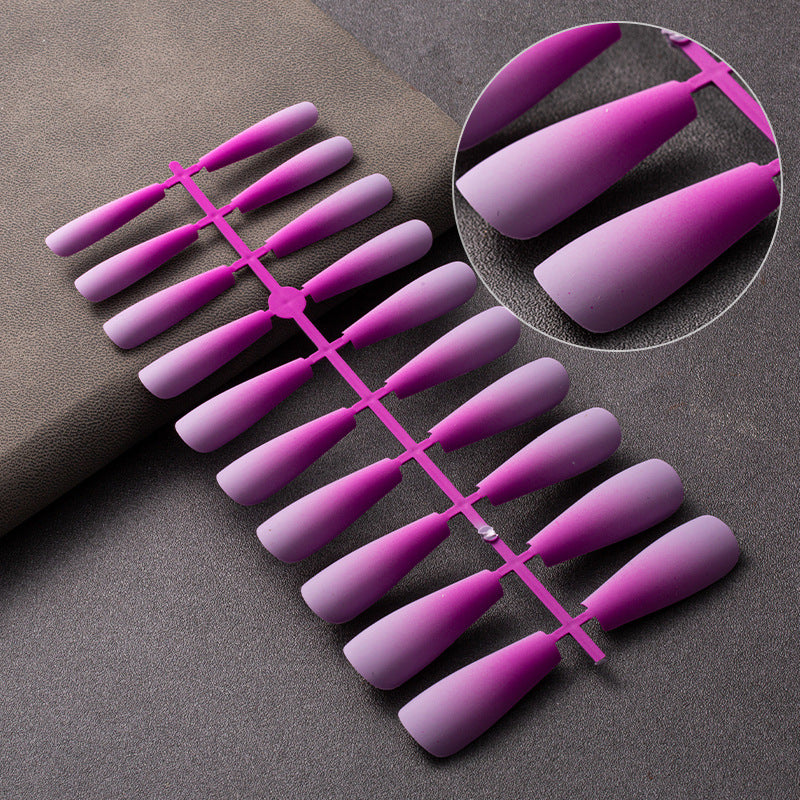 Wholesale Gradient Frosted Plastic Nail Stickers